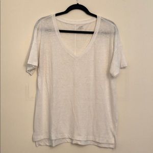 Old Navy white v-neck tee